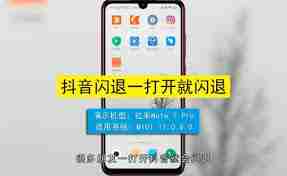 抖音闪退原因是什么-如何解决抖音APP闪退问题